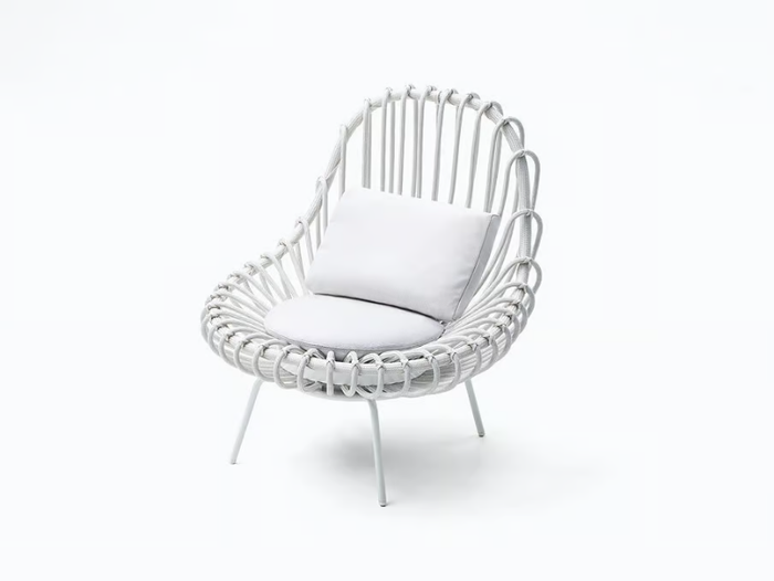 GIUNCO - Garden easy chair with removable cover _ Paola Lenti